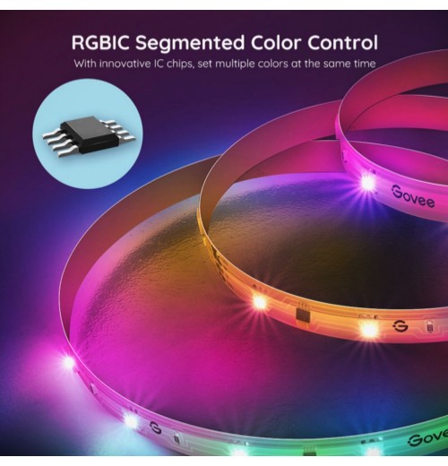 Basic Wi-Fi + Bluetooth LED Strip Lights with RGBIC Technology